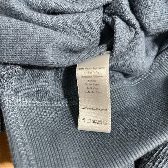 Richer Poorer Women’s Mock Neck Panel Fleece Sweatshirt Size XS - Picture 5 of 7